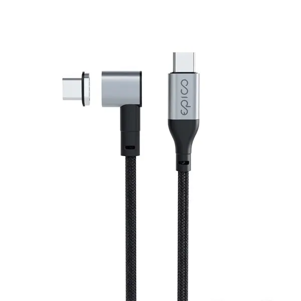 EPICO Magnetic Braided Data Cable USB-C to USB-C - Grey