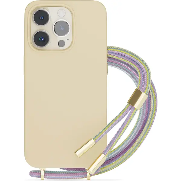 Epico Silicone Necklace, iPhone 14 Pro - Case, Pink