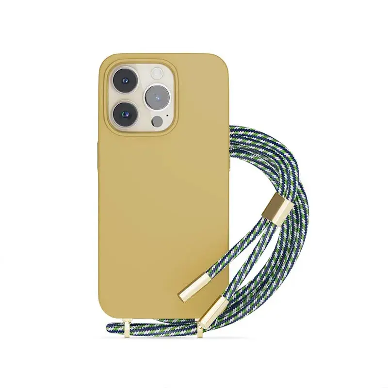 Epico Silicone Necklace, iPhone 14 Pro Max - Case, Beige