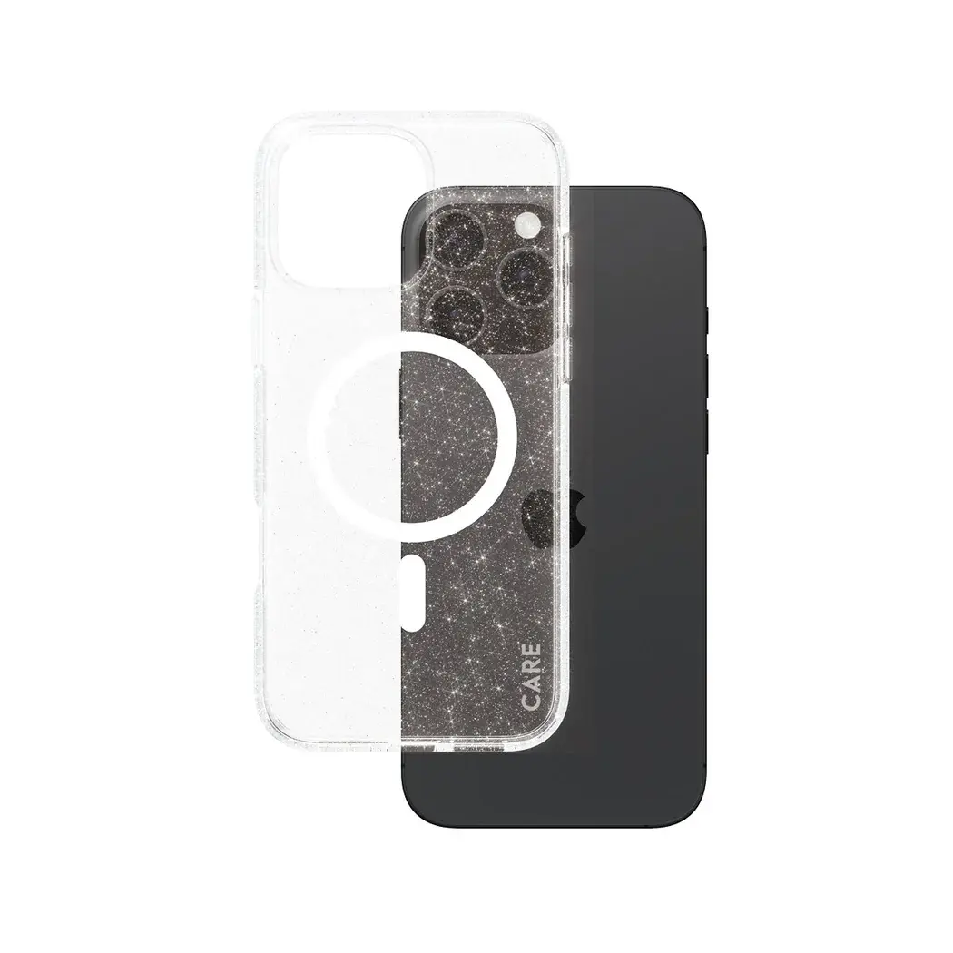 iPhone 16 Pro Max PanzerGlass Care Star Lit Case - MagSafe Compatible - White