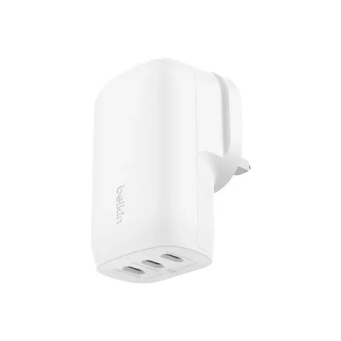 Belkin 67W Wall Charger Pd (3 USB-C) (2M Cable Included) (White)