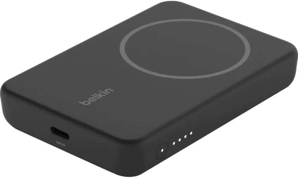 Belkin BoostCharge Magnetic Wireless Power Bank with Stand (Black)